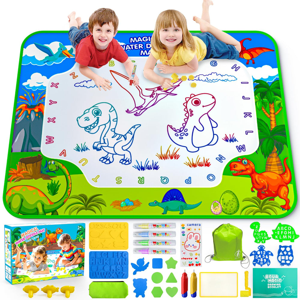 GORISPI Water Doodle Mat 40x32 inches provides a large mess-free drawing space.