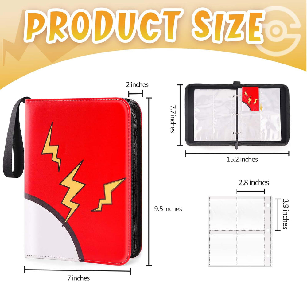 GOROMA card binder zipper closure showing secure two-way zipper design.