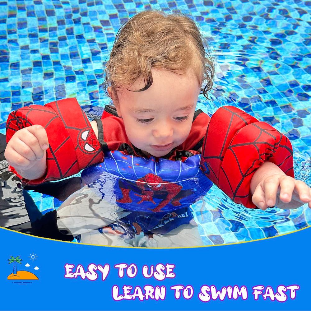 GOSEN Toddler Floaties bright color aiding easy supervision in pool