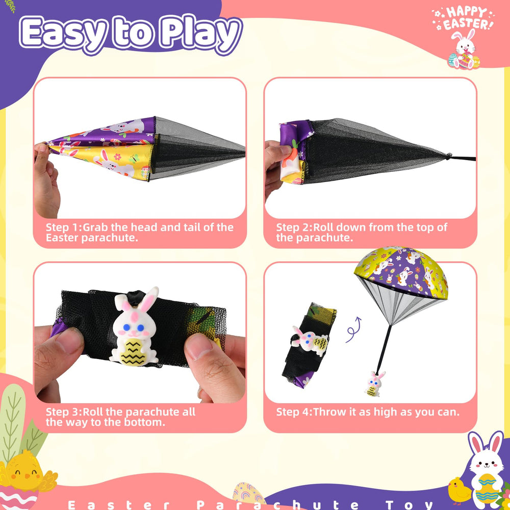 GOSODME purple parachute egg invites classroom or party prizes