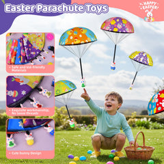 GOSODME yellow parachute egg glides for outdoor family fun