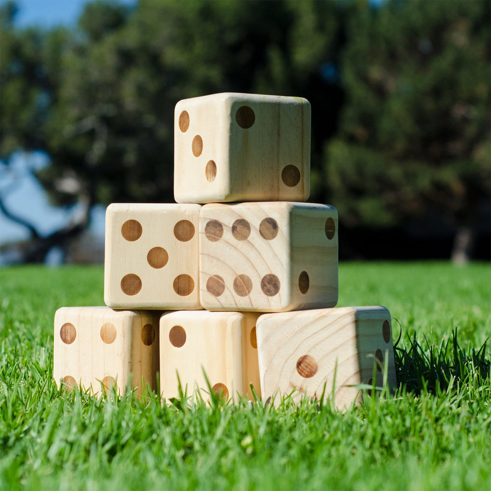 GoSports giant dice in action, ideal for group gameplay and party nights.