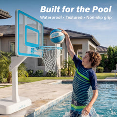 GoSports anti-slip texture improves grip for splashy pool play