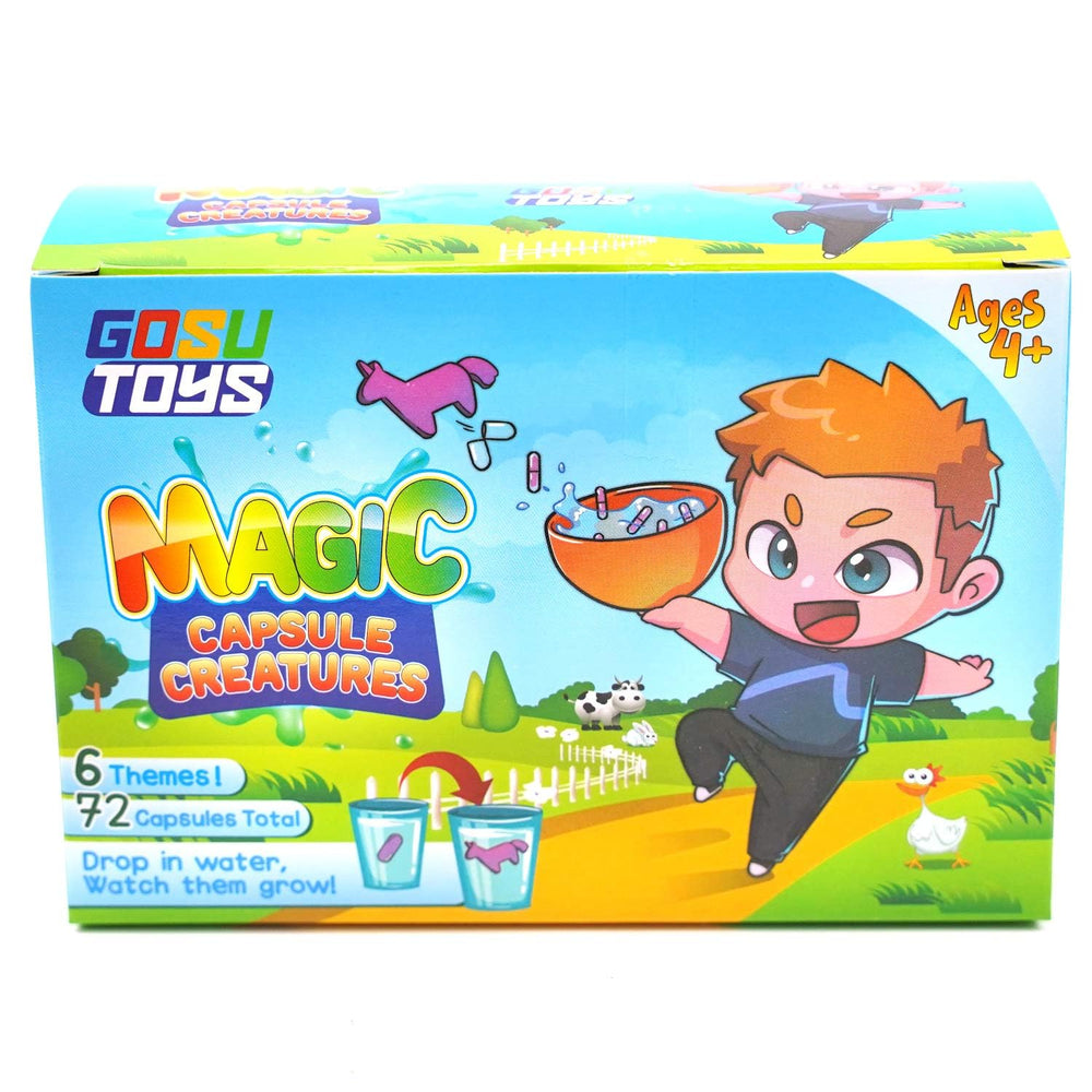 GosuToys Magic Capsule Creatures safari pack grows wild figures during water play