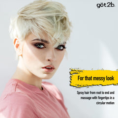 Got2b Glued Blasting Freeze slicked back style with defined shine