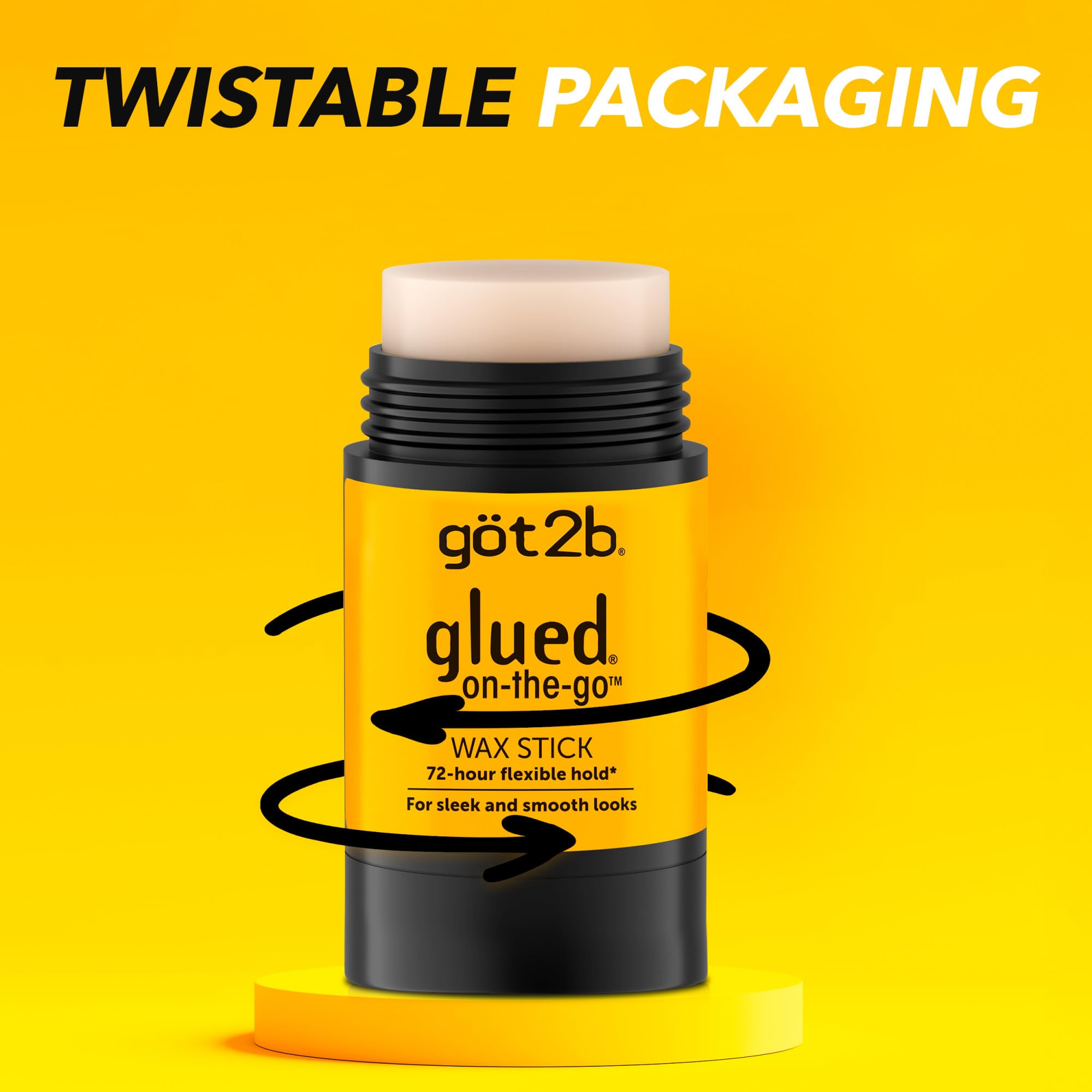 Got2b Glued On-The-Go Wax Stick provides definition for smooth look