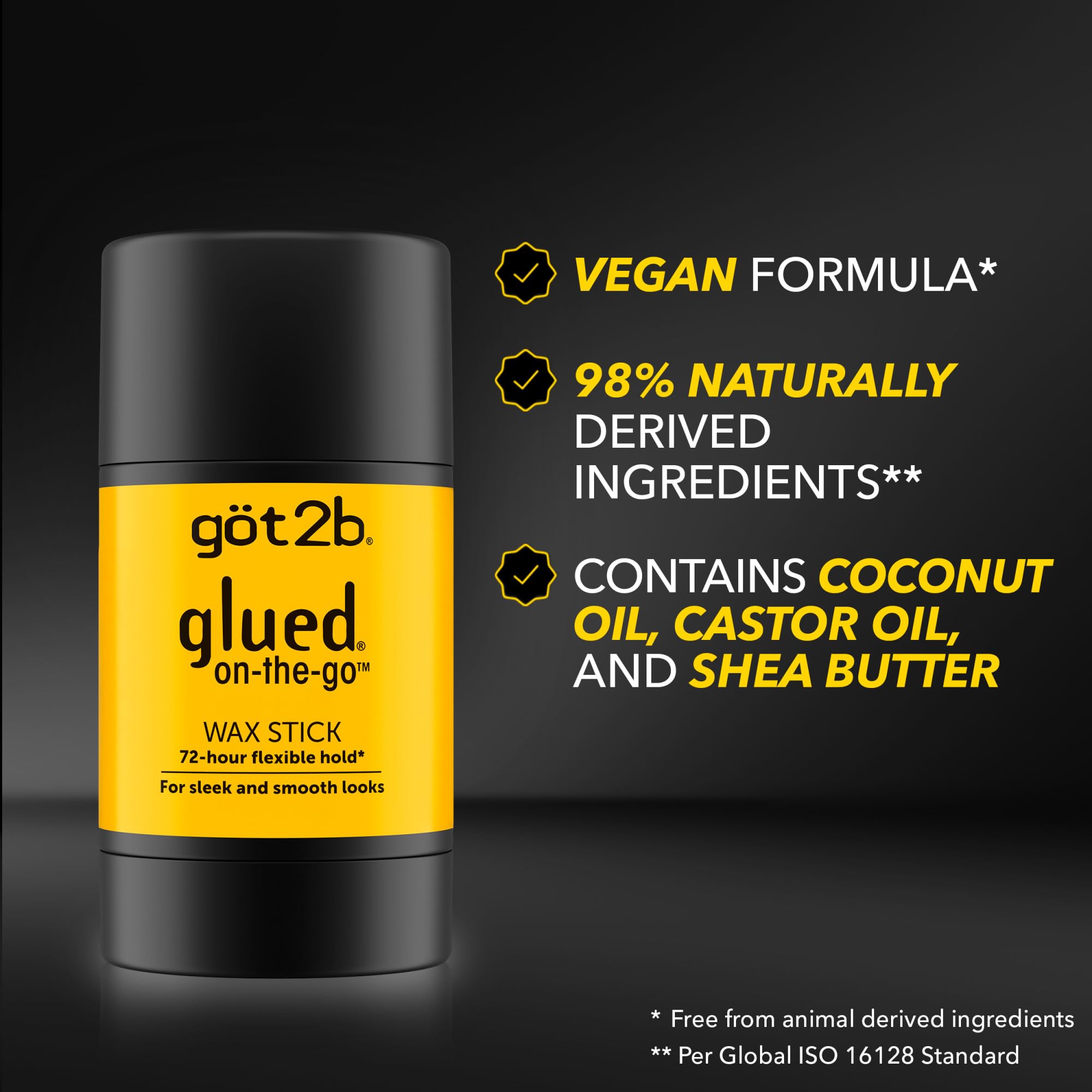 Got2b Glued On-The-Go Wax Stick 1.8oz travel packaging