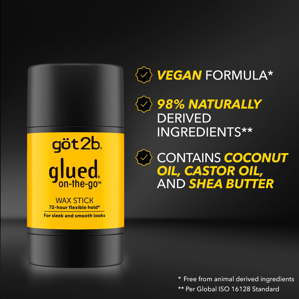 Got2b Glued On-The-Go Wax Stick 1.8oz travel packaging