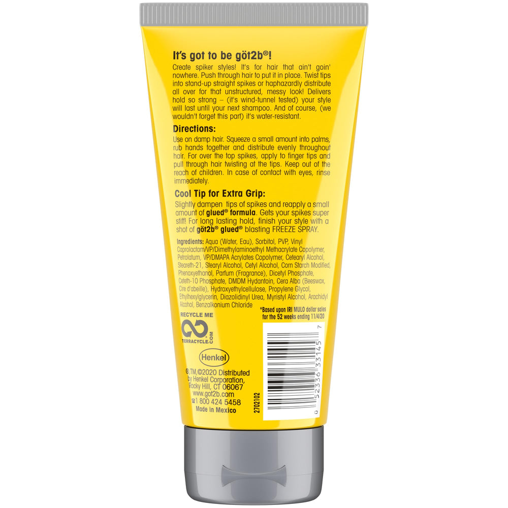 Got2B Glued Styling Hair Gel wind-resistance feature in action