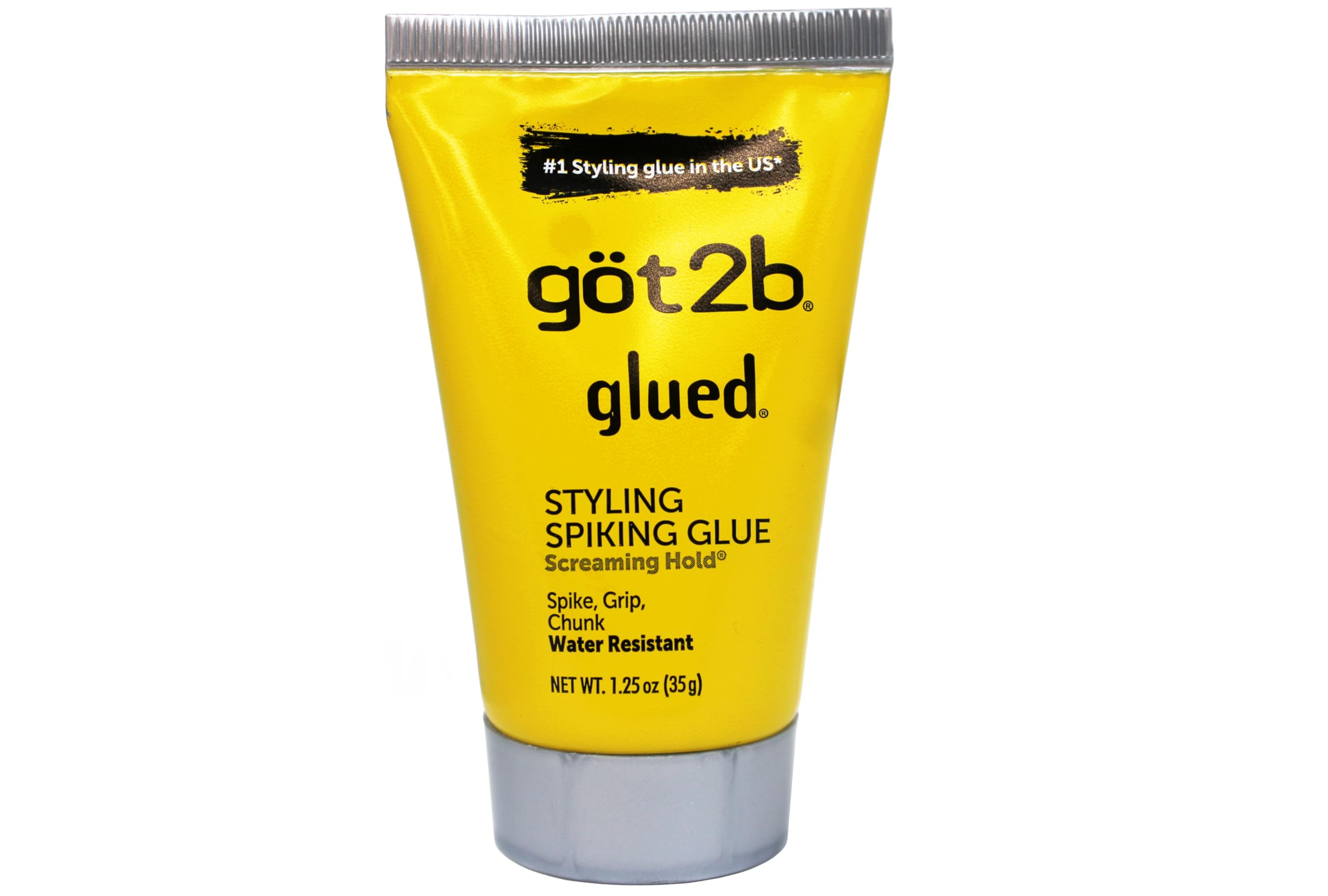 Pack of four Got2B Glued Spiking Glue for home-use convenience.