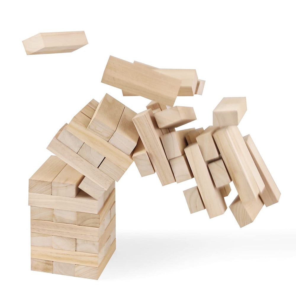 Carrying case for GOTHINK giant tumble tower set in backyard setup