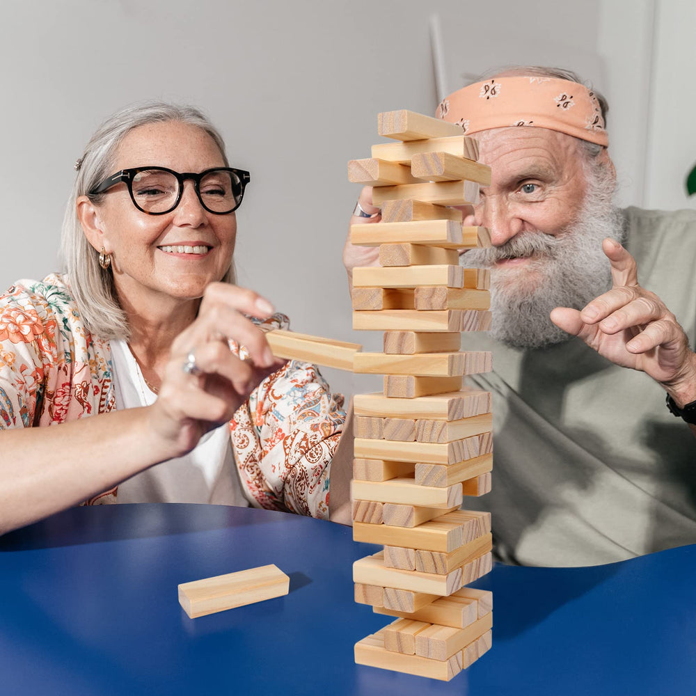 GOTHINK durable wooden blocks endure many tumbles