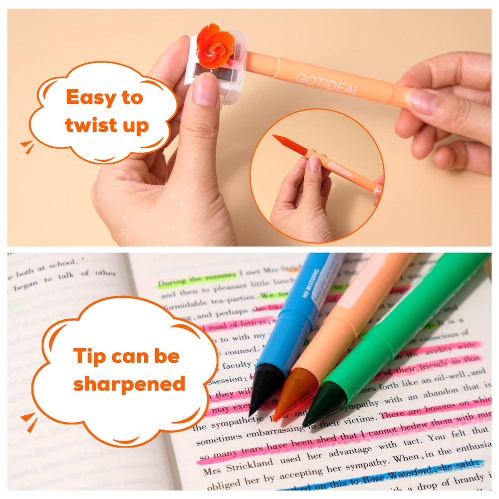GOTIDEAL vibrant colors help you organize passages by theme.