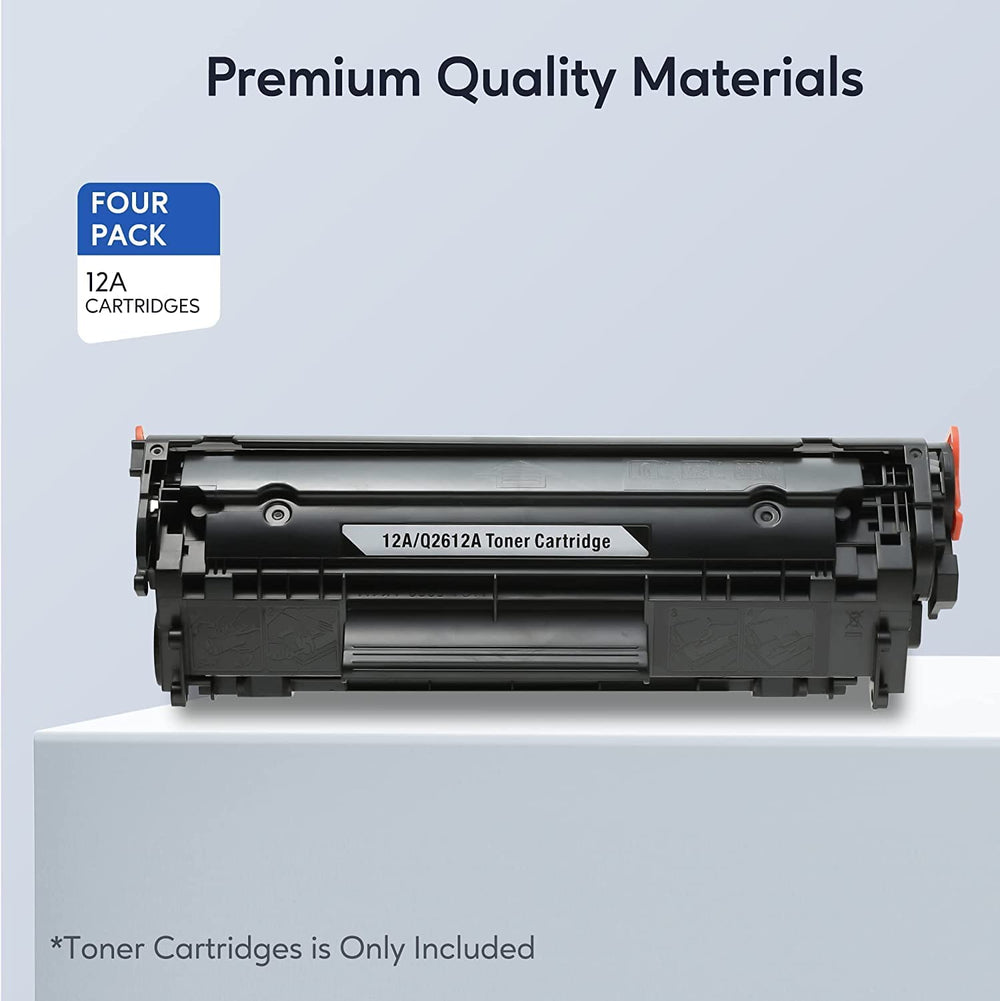 Gotoby 12A toner cartridge pack side view steady smear-free black text