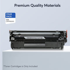 Gotoby 12A toner cartridge pack side view steady smear-free black text