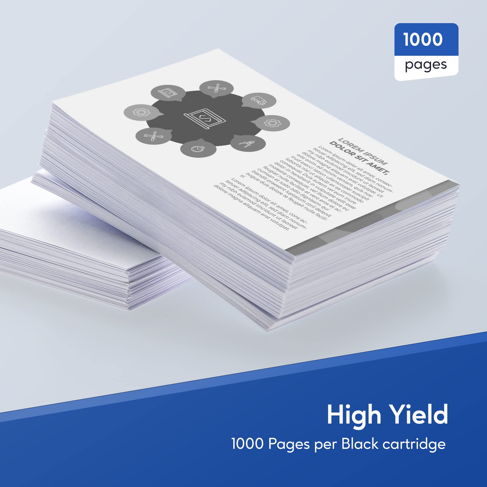 GOTOBY high-yield toner close-up for longer print runs.