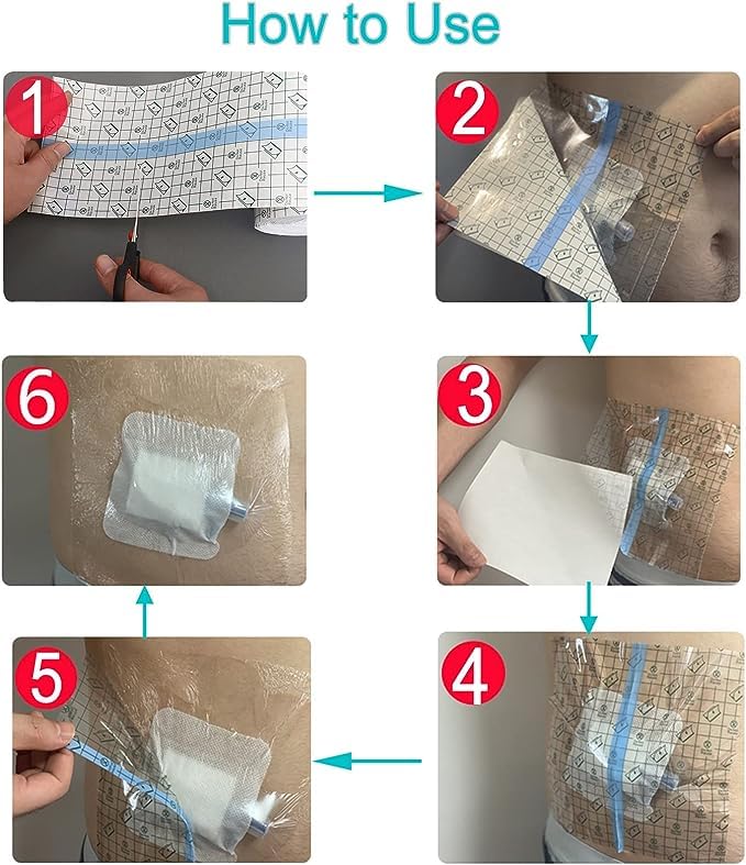 GoToHere easy application and painless removal support post-op showers