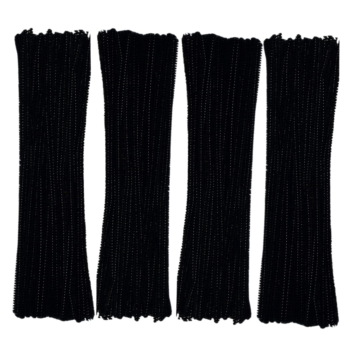 GOTOONE black pipe cleaners 200-piece pack for versatile crafts and decorations.