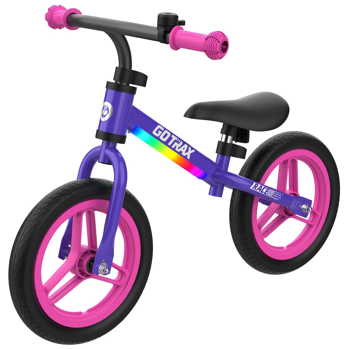 Gotrax KS12 bike with LED light for safer riding and added fun.