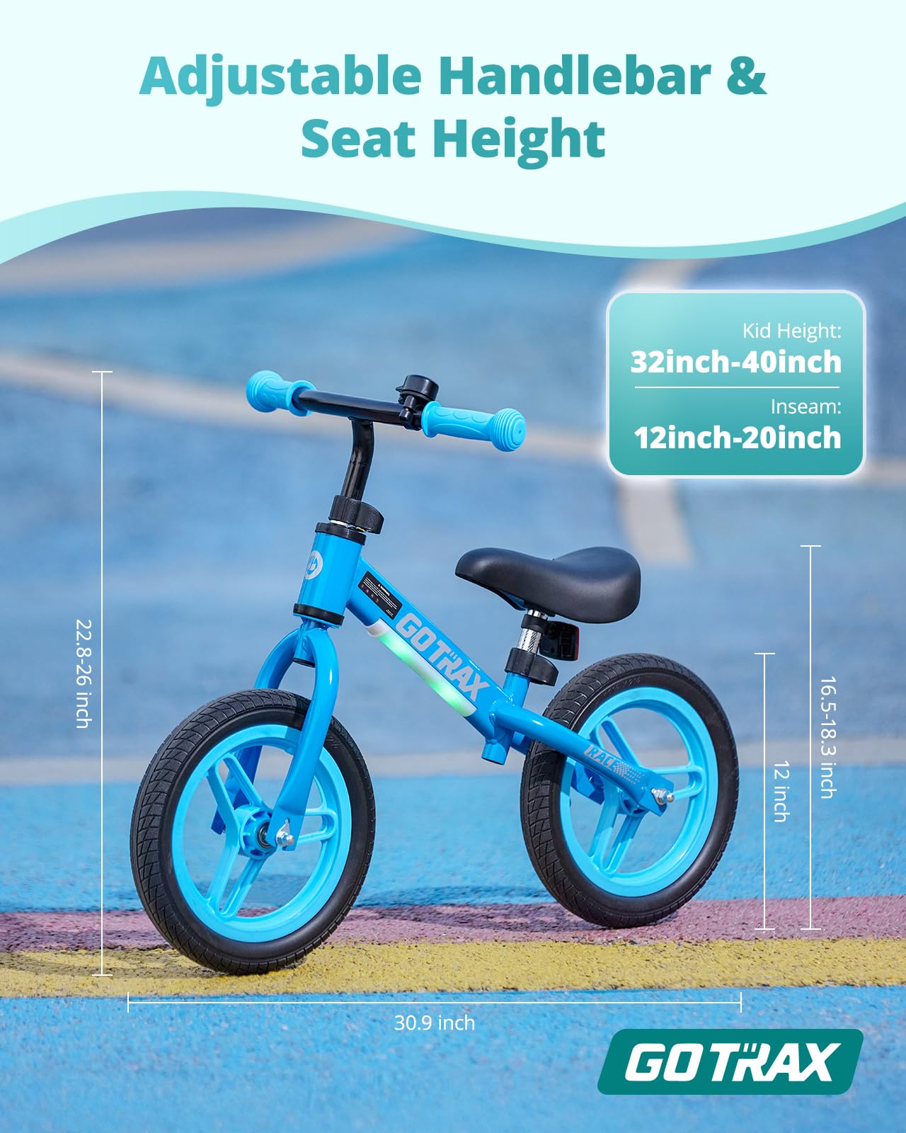 Gotrax KS12 thicker seat cushion for comfort on longer rides