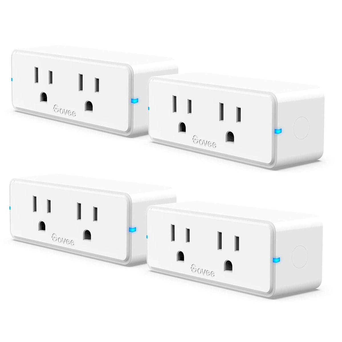Govee Dual Smart Plug setup shows two independent sockets for versatile control