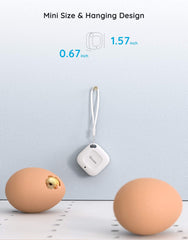 Govee hygrometer thermometer in living room setup demonstrates wireless range extension.
