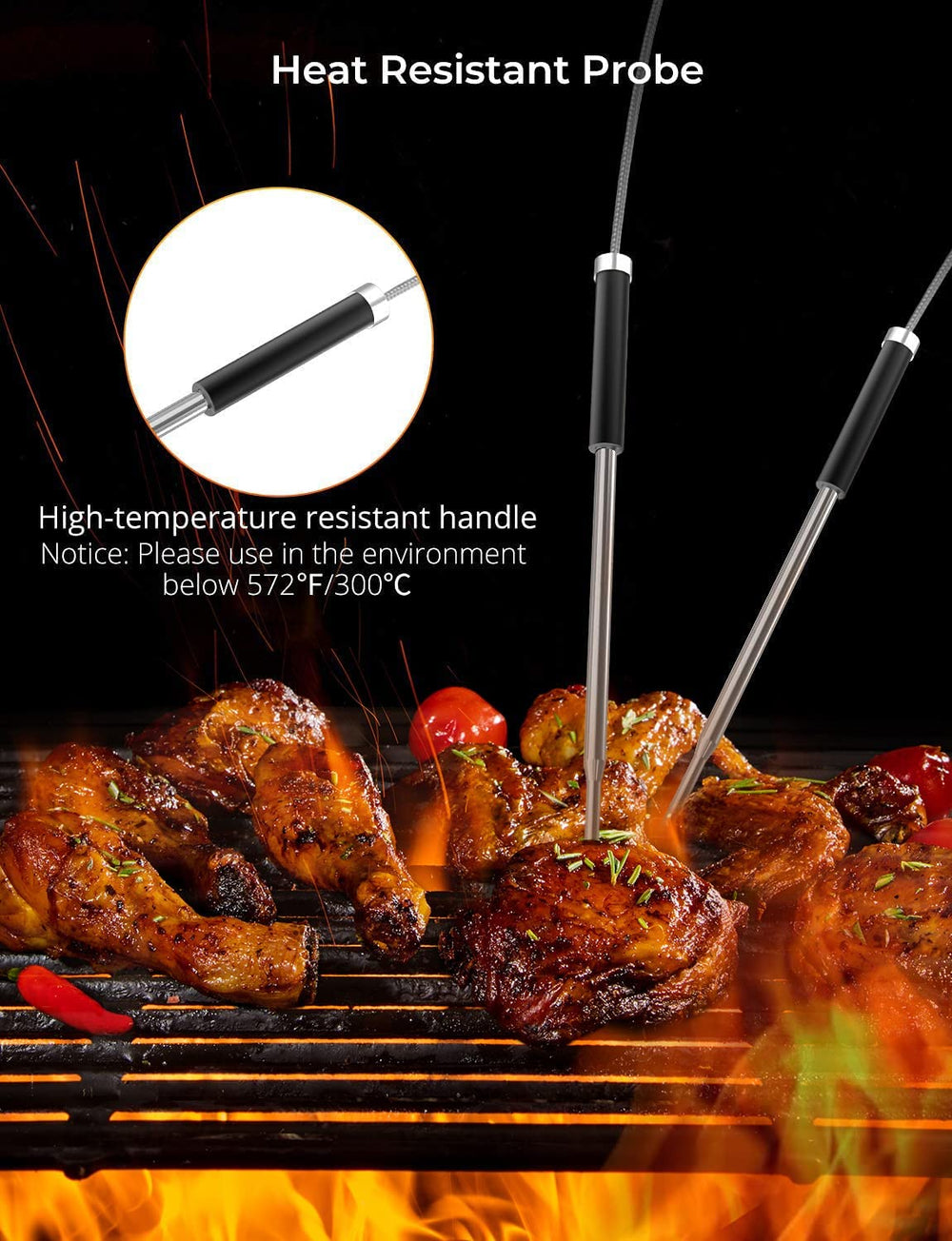 Govee dual-probe thermometer is ideal for oven or smoker cooking.