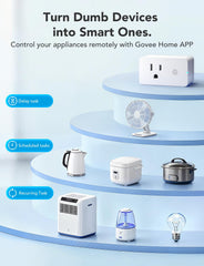 Govee Smart Plug with Alexa and Google Assistant voice control