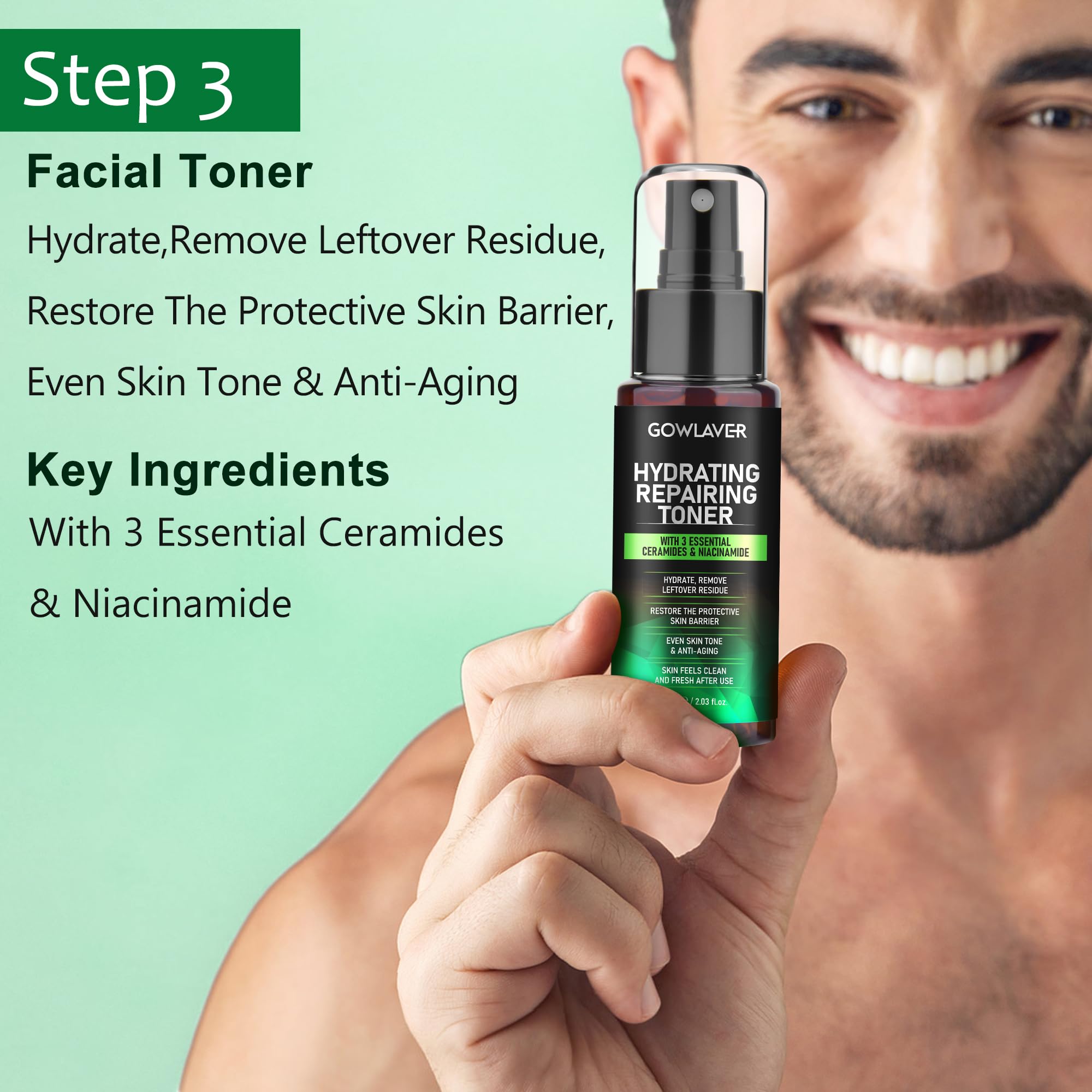 GOWLAVER retinol serum glass delivers deep hydration for a revitalized look.