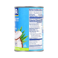 Goya Coconut Milk unsweetened can, dairy-free and vegan.