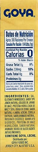 Goya Ham Concentrate powder base ideal for soups and rice dishes.