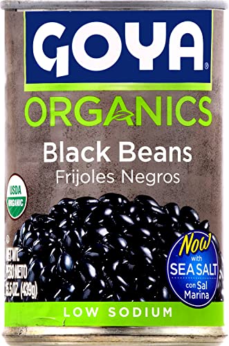 Goya Organic Black Beans in an easy-open can for quick weeknight meals