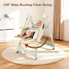 GPOAS high chair with secure 5-point harness for infants
