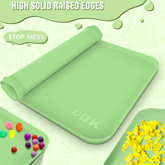 GQK Silicone Art Mat for kids crafts provides a safe large surface.