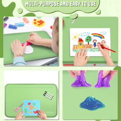 GQK Silicone Art Mat for resin pours keeps spills contained and cleanup easy.