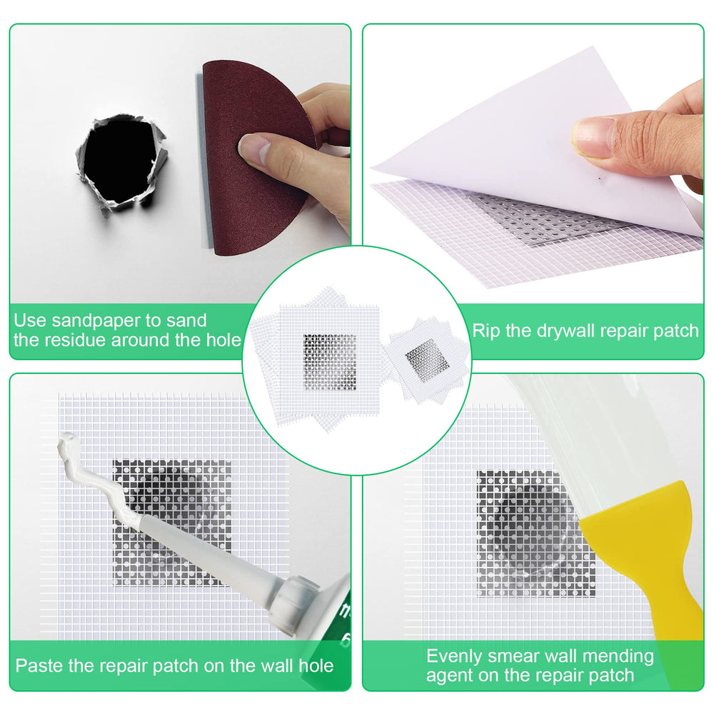 GQLife-ing repair kit contents shown for easy home drywall fixes.