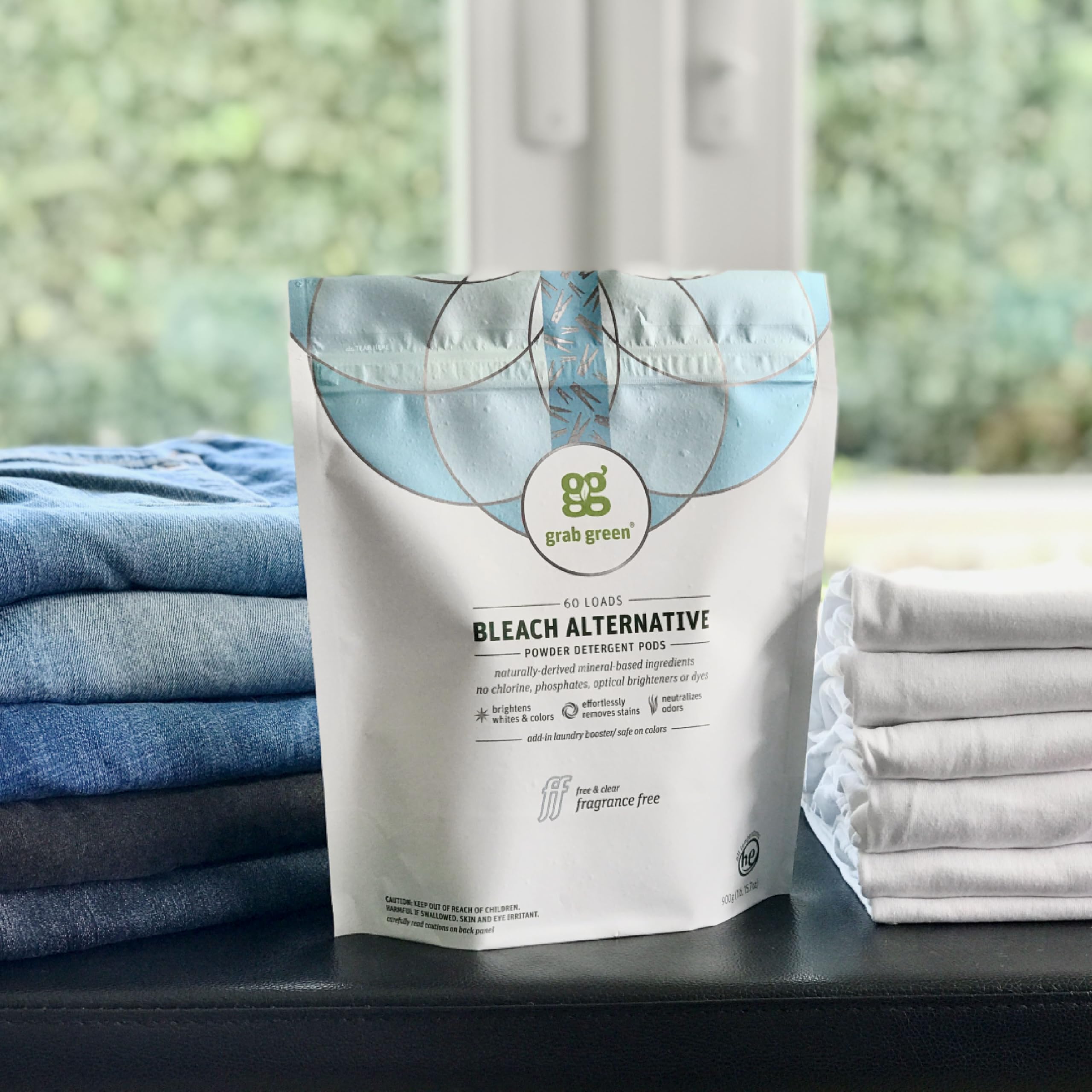 Grab Green all-temperature pods perform with any wash cycle