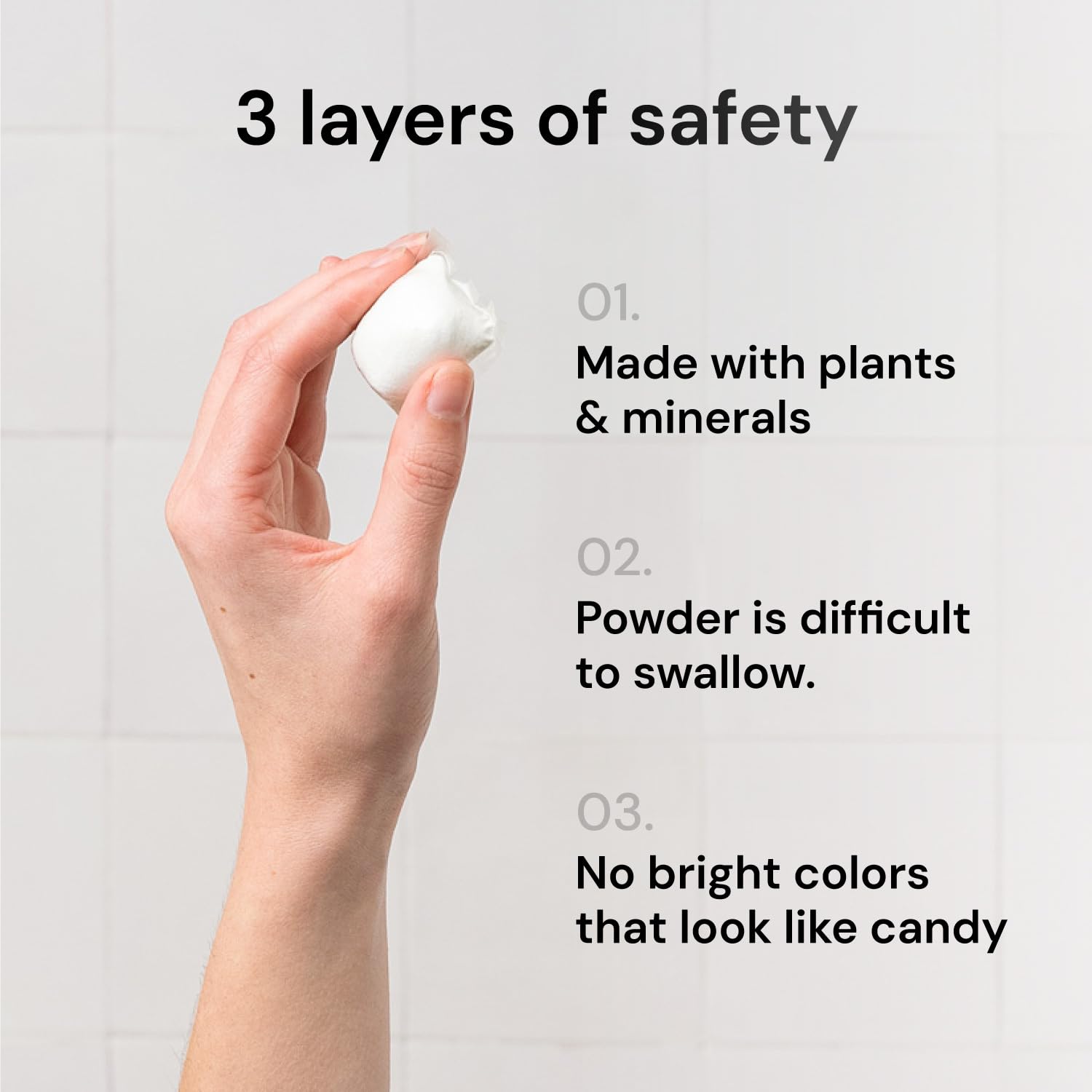 Grab Green color-safe formula protects fabrics while cleaning