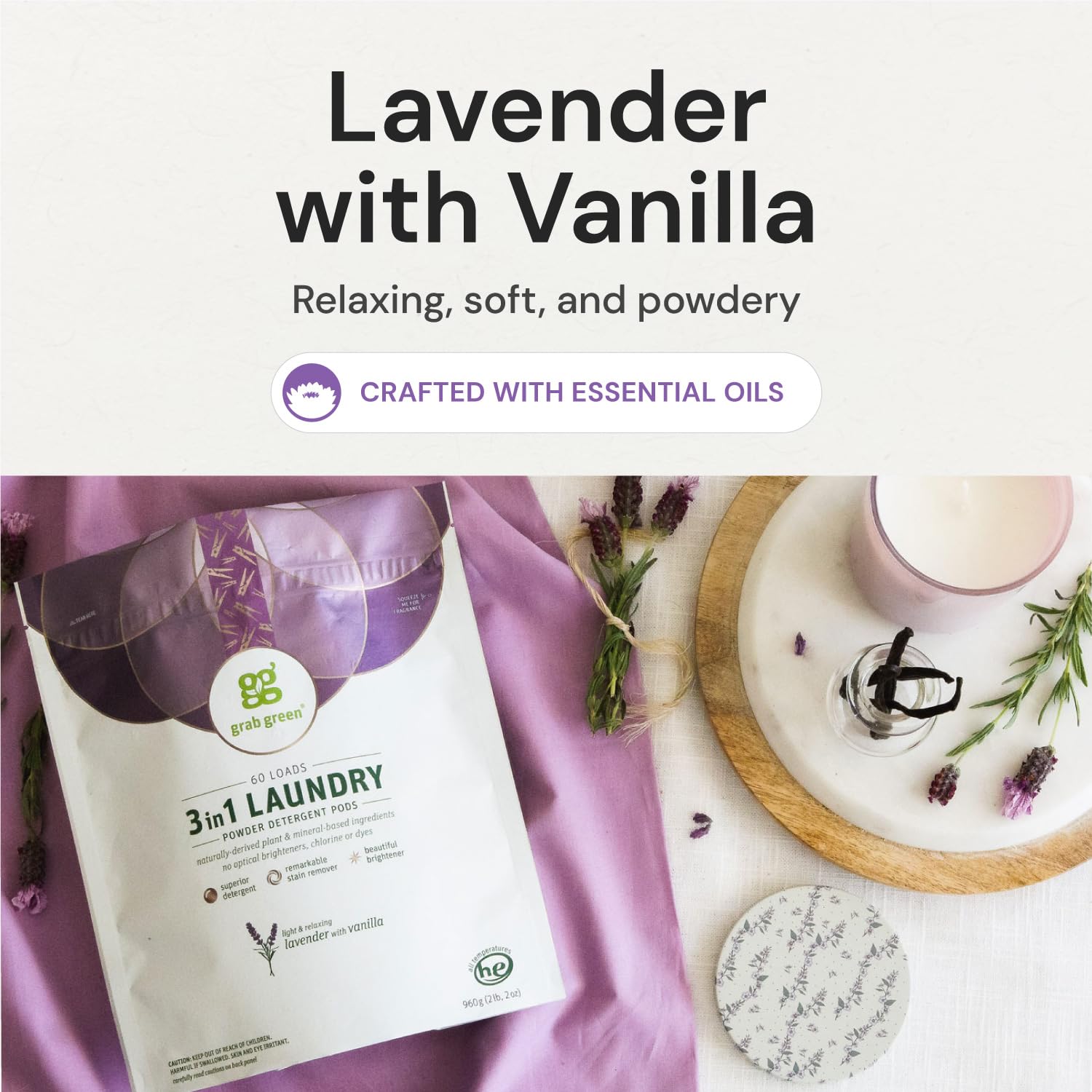 Plant- and mineral-based ingredients in Grab Green formula