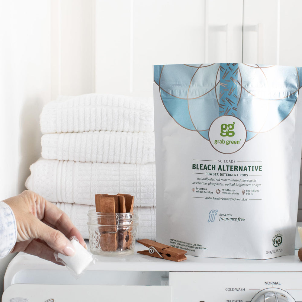 Grab Green true-transparency ingredient list on each package