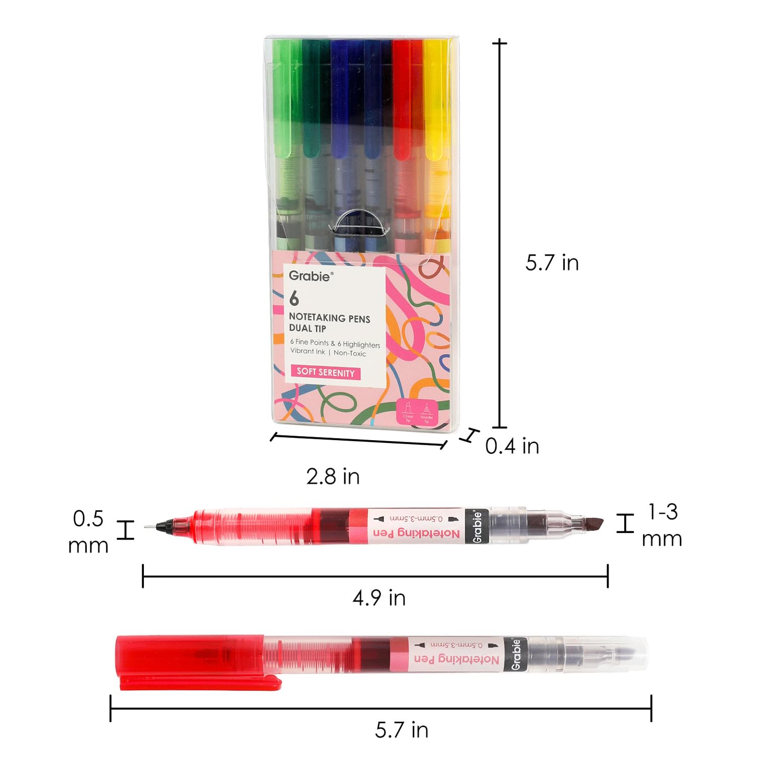Grabie ergonomic grip design enhances comfortable long writing