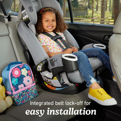 Graco 4Ever DLX belt lock-off simplifies vehicle belt installation.