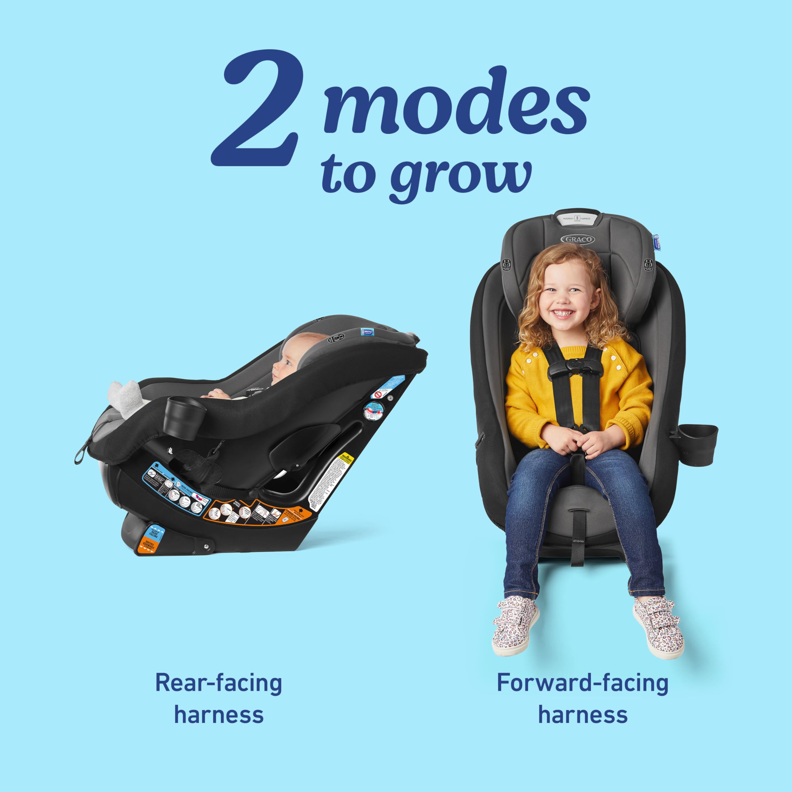 Graco Contender Slim forward-facing seat for 26.5–65 lb growth