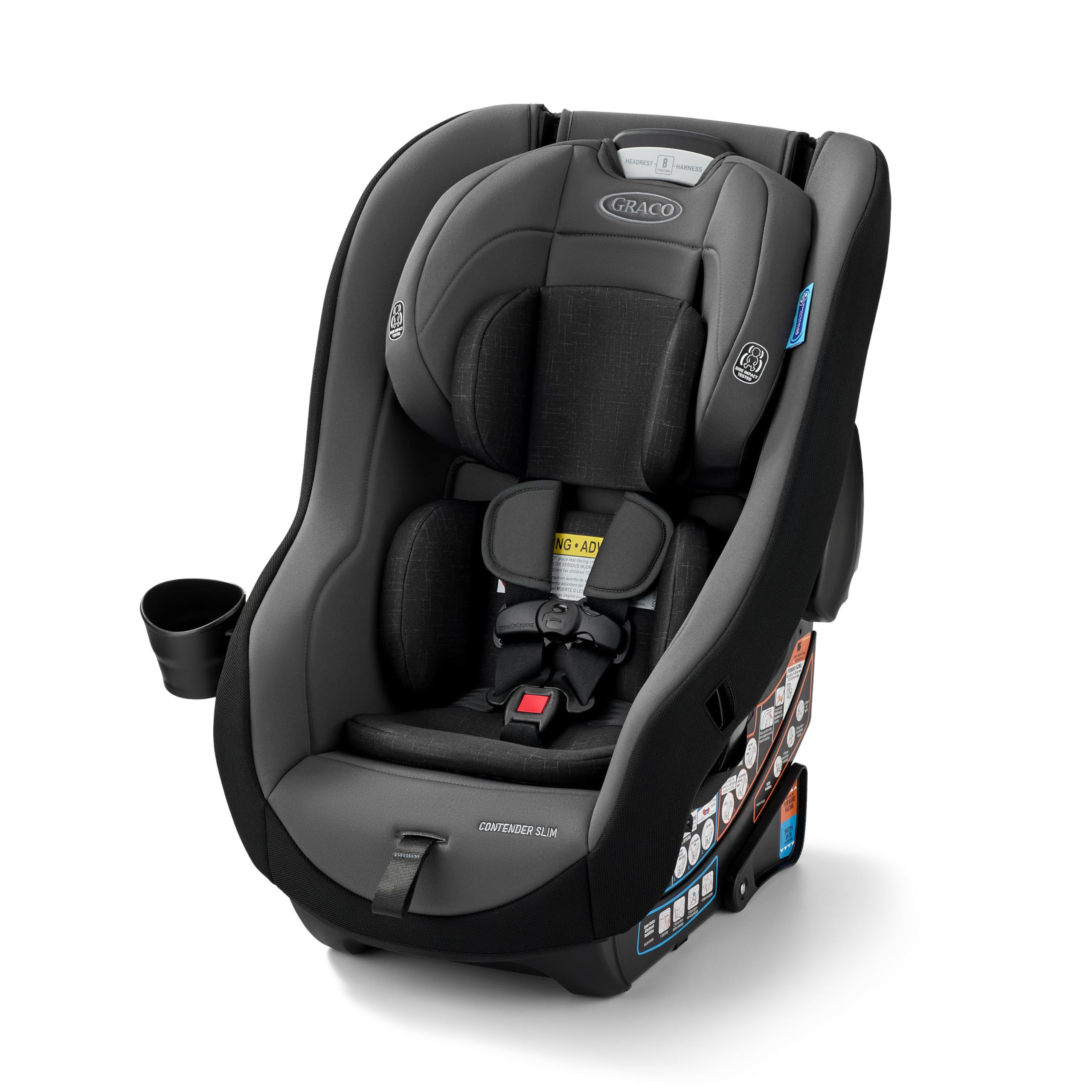 Graco Contender Slim rear-facing seat for 5–40 lb, compact for smaller spaces
