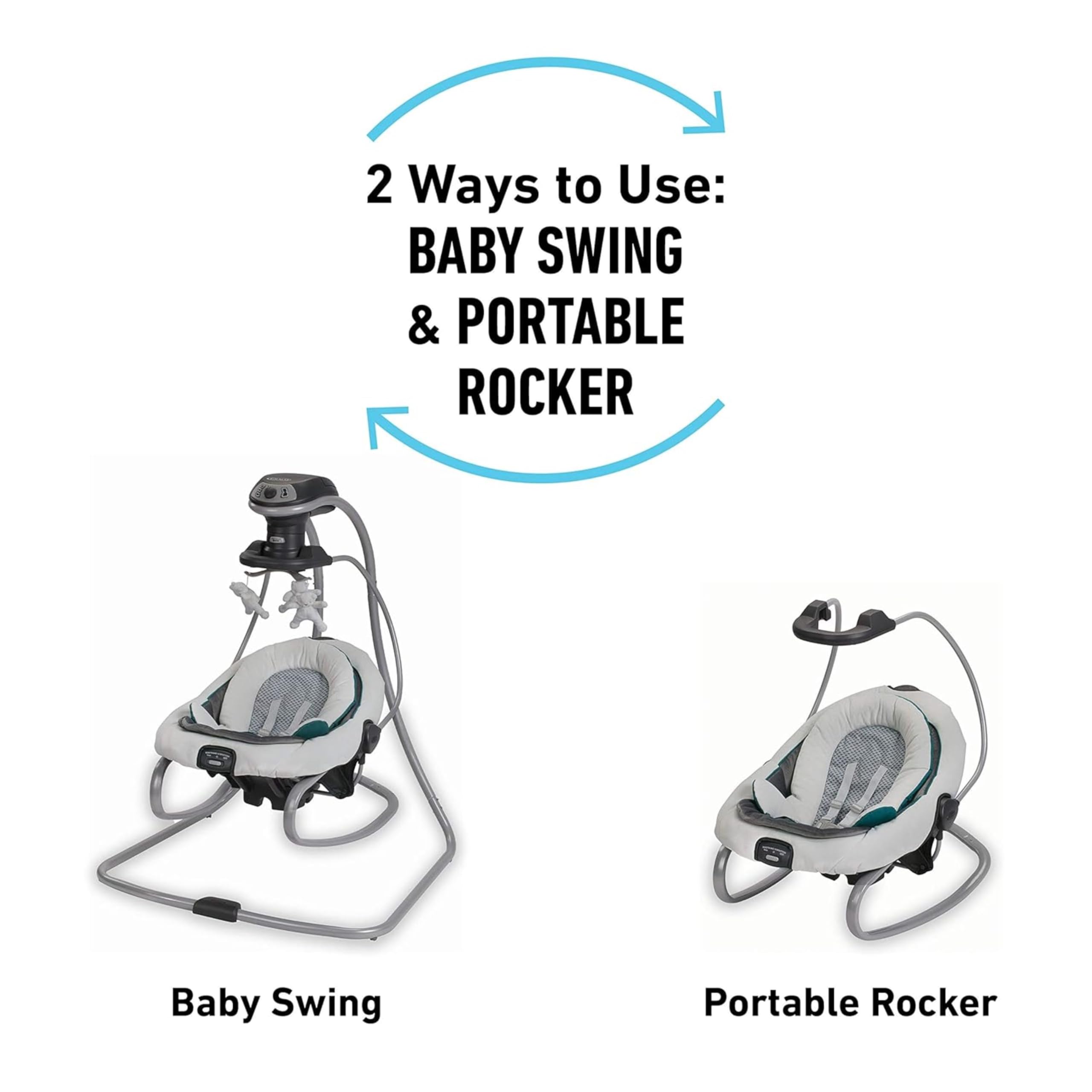 Graco DuetSoothe soothing songs and sounds for calm moments.