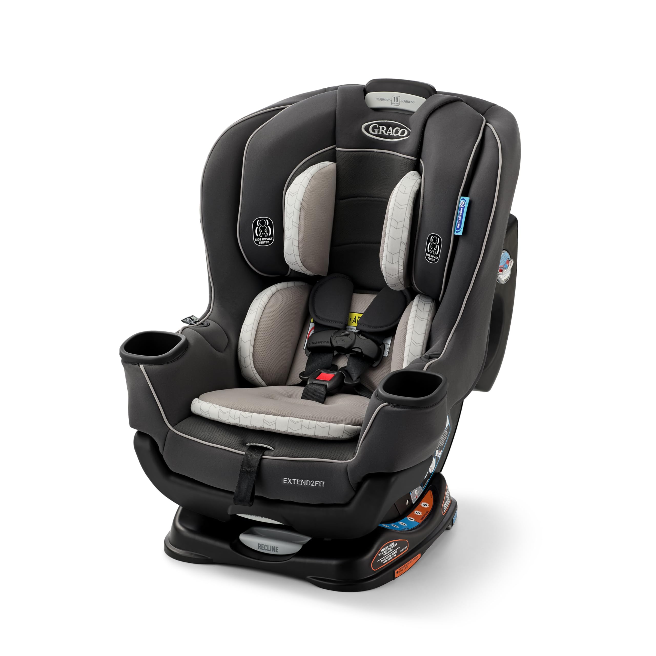 Graco Extend2Fit extension panel 5in provides extra rear-facing legroom for growing children.