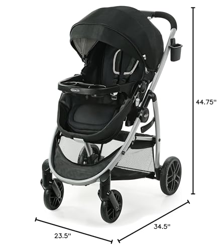 Graco Modes Pramette extra storage and cup holder accessibility