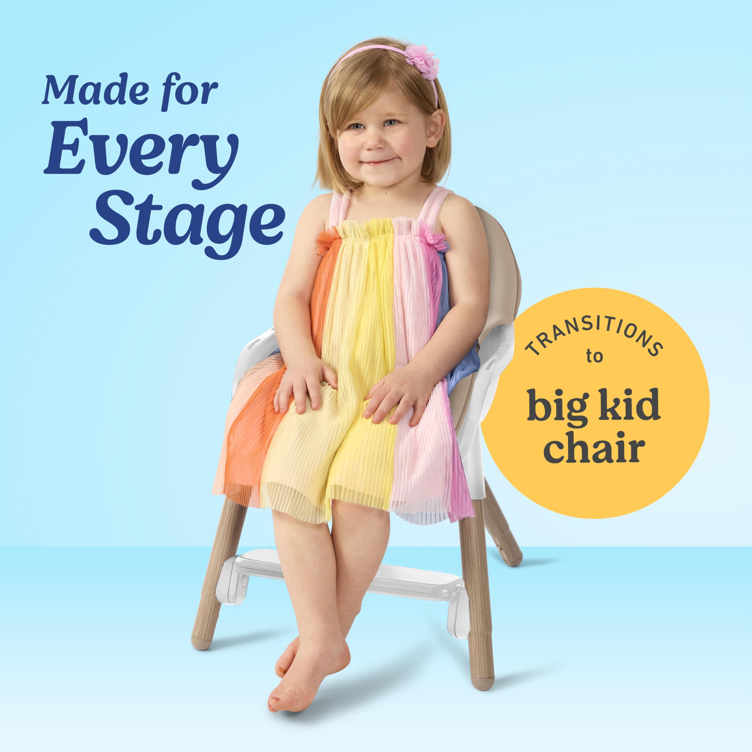 Graco Ready2Dine DLX youth stool supports active snack time.