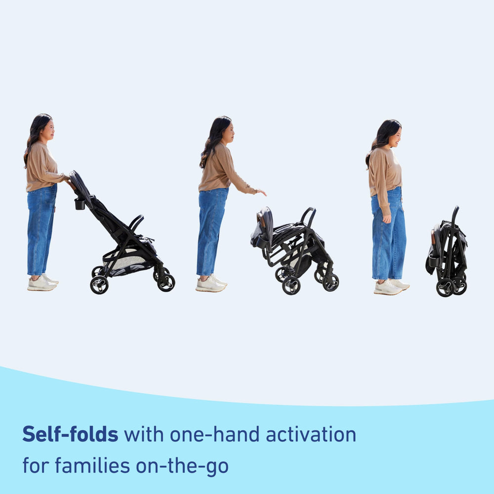 Graco Ready2Jet overhead-friendly design enabling airport portability