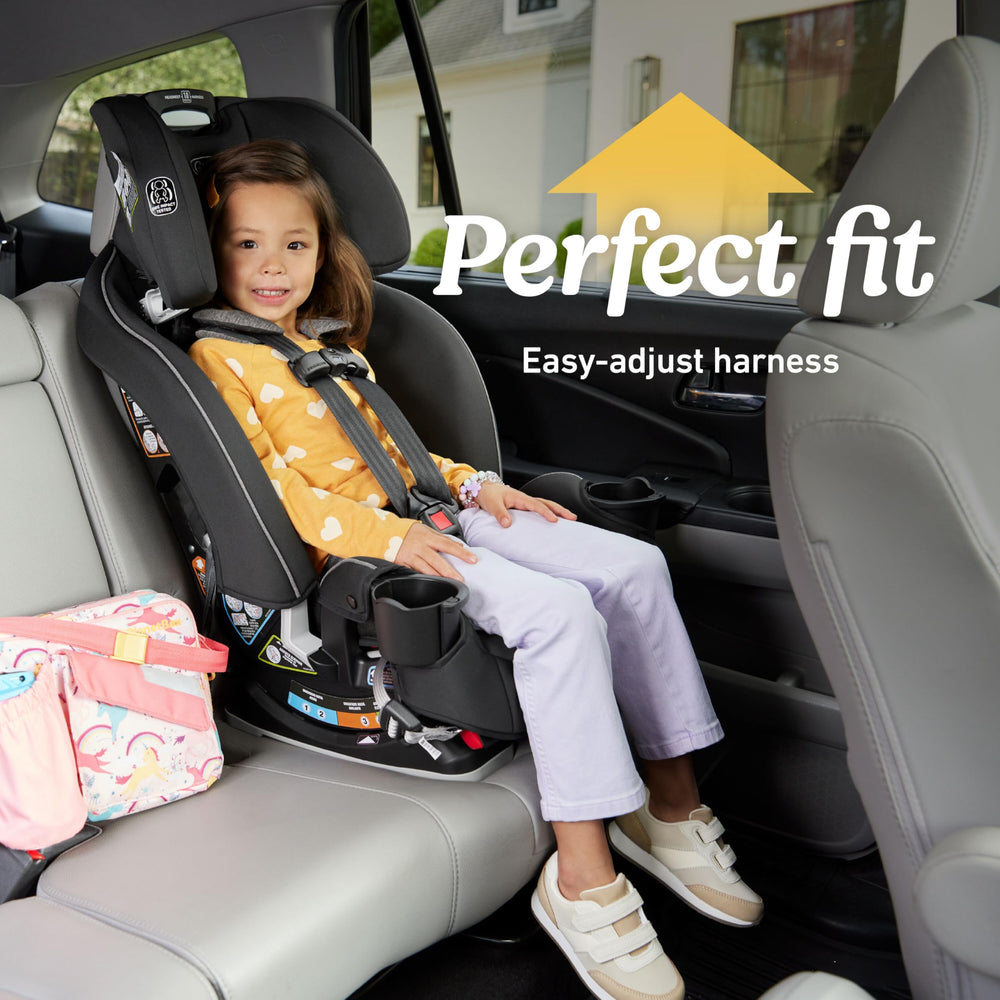 Graco SlimFit 3-in-1 car seat with steel-reinforced frame for durability